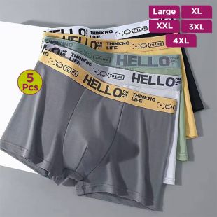 Breathable Loose Sports Underwear Assorted Colors for Men - 5Pcs