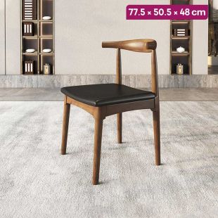 Pine Wood Chair 77.5 × 50.5 × 48 cm