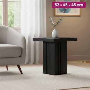 Pine Wood Side Table 52 × 45 × 45 cm