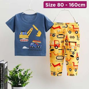 Fun and Cute Summer Pajama With Short-Sleeve