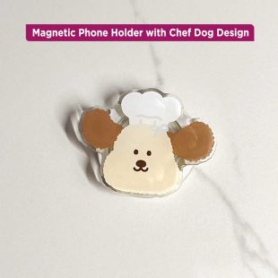 قاعدة هاتف مغناطيسية بتصميم Chef Dog