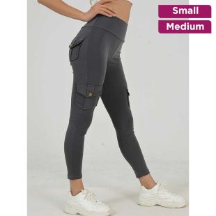 High-Waisted Pocket Sports Pants for Women