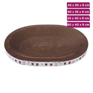 Cat Board Scratching Basin Oval Bowl-shaped