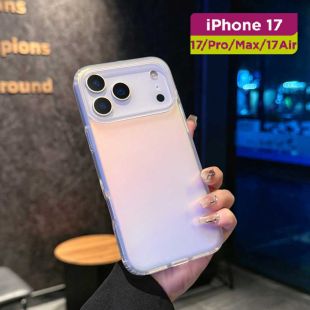 غطاء حماية بلون متدرج عصري لهواتف آيفون