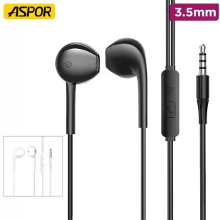 ASPOR A219 3.5mm Wired In-Ear Earphones with Microphone