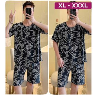 Comfortable Boys Pajamas Set with Bear Head Design