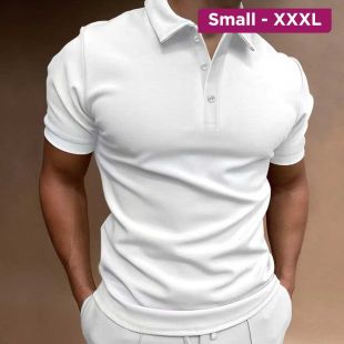 Men’s Short Sleeve Cotton Polo T-Shirt