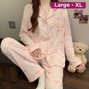 Striped Pajama Set for Women