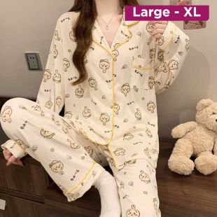 Elegant Korean Style Pajama Set for Women