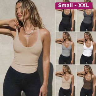 Elegant Knitted V-Neck Shaping Top for Women