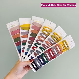 Morandi Hair Clips for Women -10 Pcs