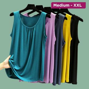 Loose Sleeveless Home Top for Women
