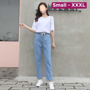 High-Waisted Straight Leg Denim Jeans for Women