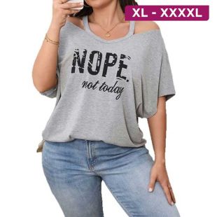 Short Top with Wide Shoulders for Women