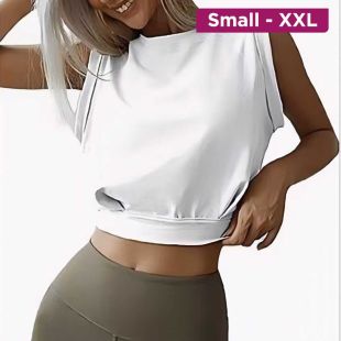 Summer Plain Short Sleeve Crew Neck Blouse For Women