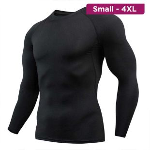 Men's Long-Sleeve Compression Fitness Shirt