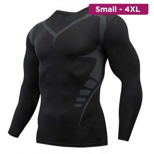 Men’s Modern Long-Sleeve Sports T-Shirt