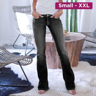 Distinctive Loose Wide Denim Jeans for Women