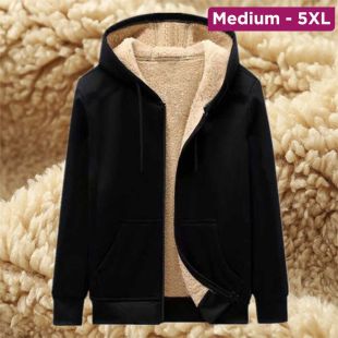 سويتشيرت مبطن مع غطاء رأس للرجال