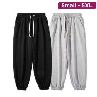 بنطلون رياضي واسع برباط للرجال