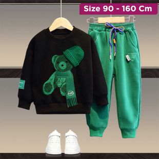 طقم سويتشيرت وبنطلون للأطفال