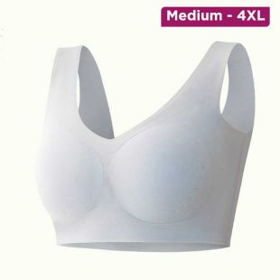Women’s Large Cup Ultra-Thin Wireless Backless Bra