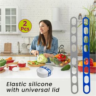 حزام تثبيت غطاء وعاء الطبخ متعدد الاستخدامات 2 قطعة