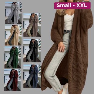 Long Autumn Loose Fit Long Sleeve Cardigan For Women