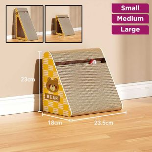 Teddy Bear Wear Resistant Scratching Board For Cats