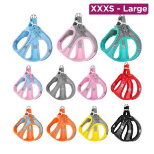 Pet Harness with Reflective Straps and Leash