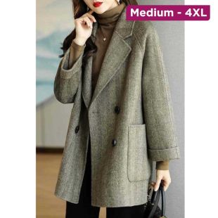 Elegant Loose Winter Jacket Women