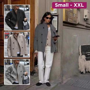 Casual Double Breasted Jacket Women