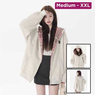 Elegant Zipper Hoodie with Hood Women