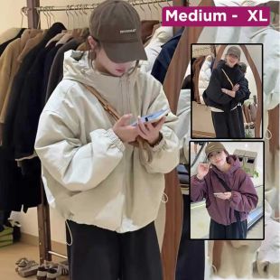 Women’s Drawstring Quilted Hooded Jacket