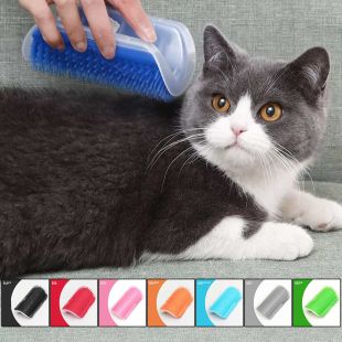 Wall Corner Fixed Self-Massage Brush For Pet