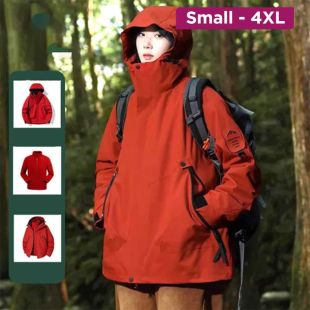 Elegant Waterproof Outdoor Jacket with Hood