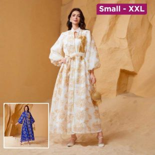 Embellished Floral Dress For Women