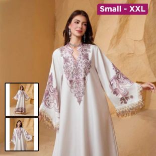 Elegant Arabic Design Dress For Women