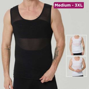 Slimming Mesh Stretch T-Shirt For Men
