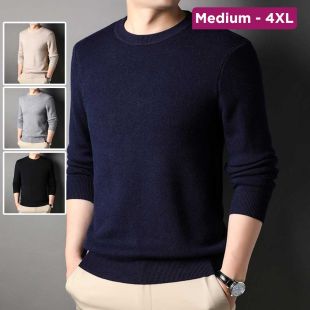 تيشيرت شبابي محبوك برقبة دائرية للرجال