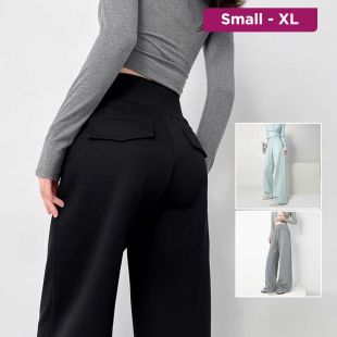 Cotton High Waist Sweatpants for Women