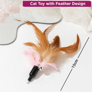 Cat Toy with Feather Design