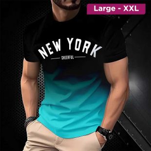Stylish Men's Retro Printed T-Shirt