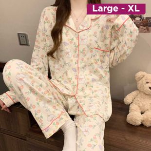 Opulent Korean Style Pajama Set for Women
