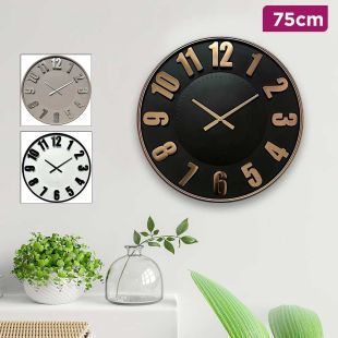 Elegant Modern Wall Clock 75cm