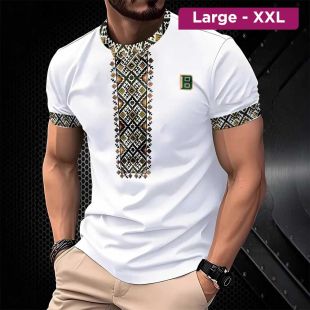 Men's Retro Printed T-Shirt