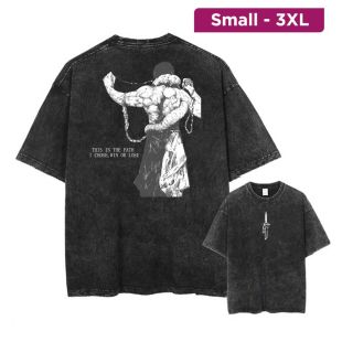 تيشيرت صيفي فضفاض بأكمام قصيرة من قماش الشنيل