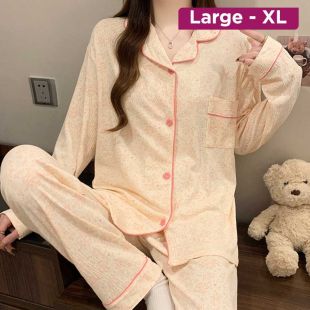 Chic Korean Style Pajama Set for Women