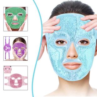 Premium Gel Ice Face Mask Hot and Cold Therapy