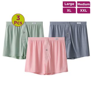 Stylish Men's Assorted Colors Underwear - 3 Pcs